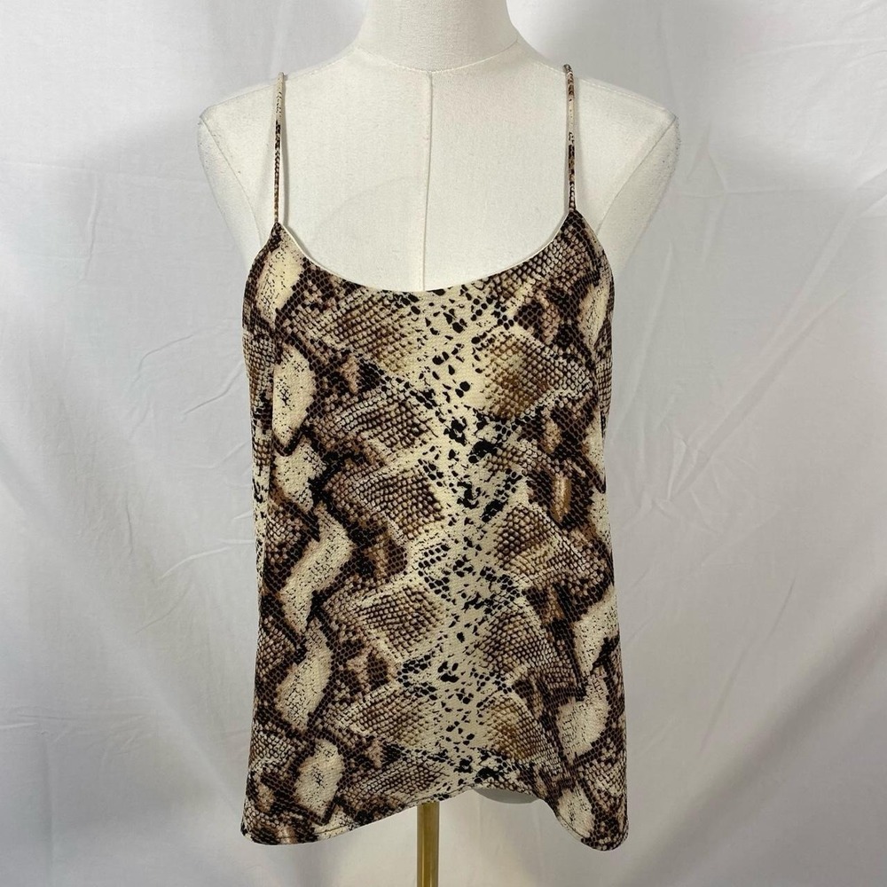 Altar'd State brown snake skin cami tank size small‎ summer preppy boho